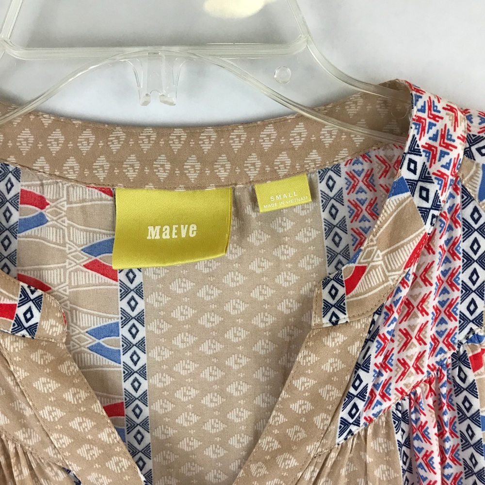 Anthropologie Maeve sunset district tribal shirt - Picture 4 of 5